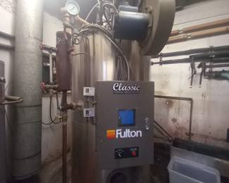 Fulton FB-020-LE Water Boiler along with all the equipment from our dry cleaning and alteration store. Dry Cleaning Machines: Includes pressing machines, steam irons, and other essential equipment.
Alteration Equipment: Sewing machines, cutting tables, and other tools for professional alterations.