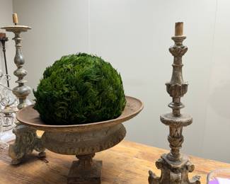 Pair of French Candlesticks Bowl