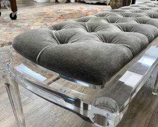 Acrylic Aidan Gray Bench $