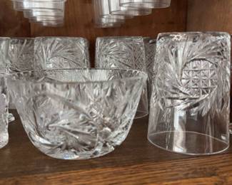Cut Glass And Cocktail Glassware 