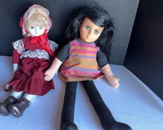Vintage Porcelain Doll, Scooba Doo Beatnik Doll, Talk Box Not Working