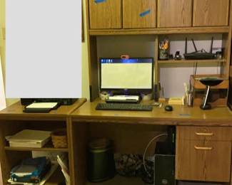 Desk, Hutch, Printer Stand Laminate