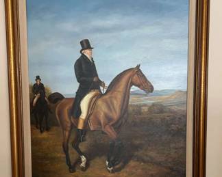 35 X 29 English Gentleman Signed By Richard Croyer 