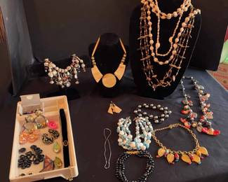 Necklaces, Earrings 