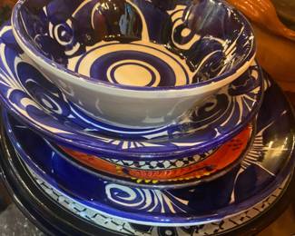 Large assortment of servingware 