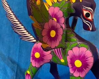 Alebrijes, hand carved and painted animals from Oaxaca Mx.