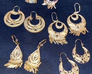 Traditional Oaxacan earrings. 