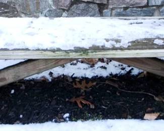 294 - Wood Bench - 60 x 18 x 17
