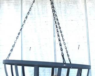 352 - Metal Hanging Planter - 16" round
