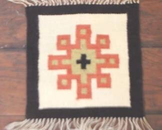 284 - Native American Mat - 12" x 11"
