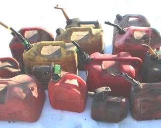 216 - Lot of Assorted Gas Cans
