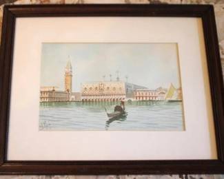 509 - Framed Watercolor - 11 x 9
