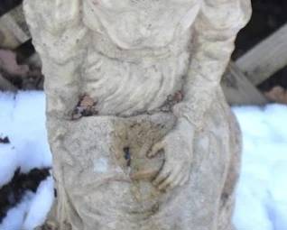 242 - Concrete Statue - 21" Tall
