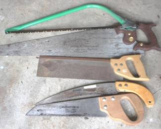 154 - Lot of Assorted Saws
