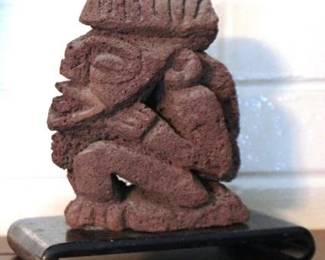 100 - Carved Stone Statue - 7" Tall
