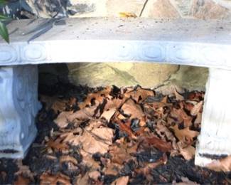 339 - Concrete Bench - 17 x 47 x 19
