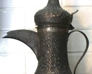 380 - Metal Ewer - 12" tall
