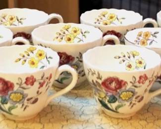 118 - Set of 12 Spode "Copeland" Cups - 3" Tall
