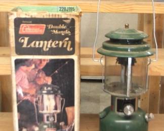 170 - Coleman Lantern w / Box - 14" Tall
