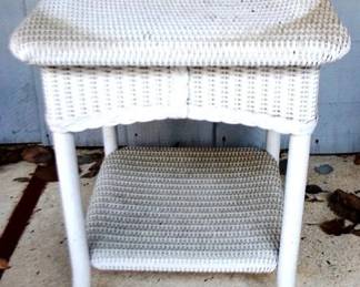 311 - Wicker Side Table - 18 x 18 x 24
