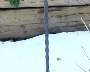 371 - Metal Plant Stand - 36 tall
