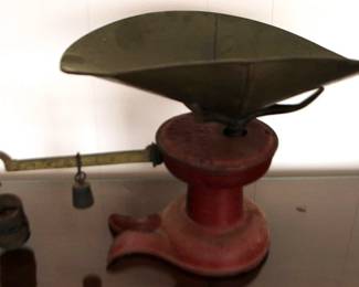 417 - Antique Scale - 20 x 10 x 12
