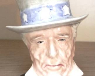 61 - Royal Winton Uncle Same Head Mug - 5" Tall
