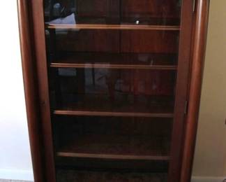 495 - Glass Front China Cabinet - 36 x 14 x 55
