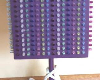 268 - Lamp - 14" Tall You are buying a used as-is electric/electronic item. We do not guarantee all components are present, and if it is not expressly stated, it is untested.
