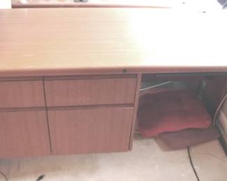 83 - Wood Desk - 24" x 60" x 30"
