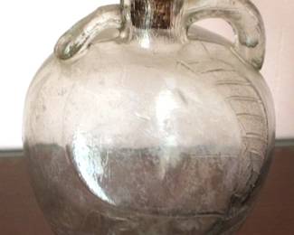 406 - Glass Vinegar Jar - 9" tall
