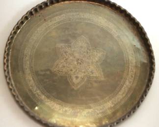466 - Monumental Brass Platter - 30" round
