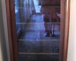 491 - Glass Front China Cabinet 36 x 14 x 55
