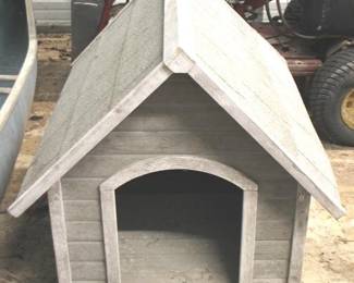 236 - Wood Dog House - 34" x 40" x 34"
