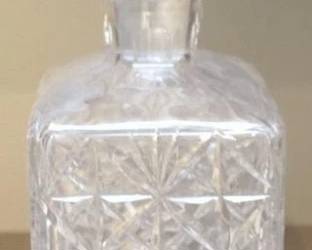 29 - Crystal Decanter - 10.5" Tall
