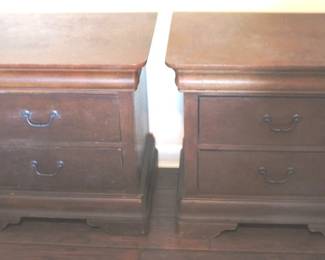 288 - 2 Bassett Night Stands - 25" x 26" x 17"
