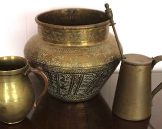 415 - Brass items - 3pcs
