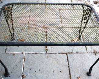 325 - Metal Outdoor Coffee Table - 20 x 31 x 16
