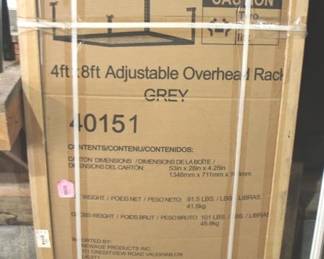 161 - 4' x 8' Adjustable Overhead Rack
