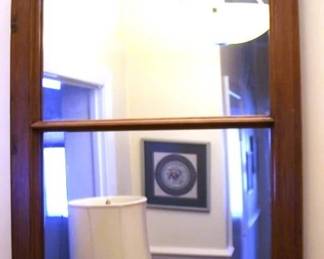 437 - Framed Mirror - 25 x 47
