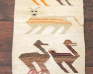 286 - Native American Rug - 33" x 10"
