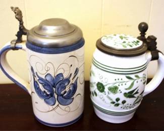 388 - 2 Steins - 7" tall
