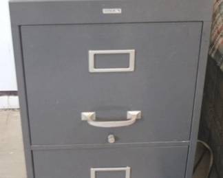 17 - Metal File Cabinet - 15" x 24" x 28"
