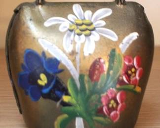 63 - Painted Cow Bell - 4" Tall

