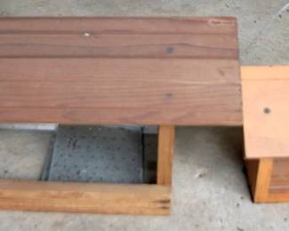 205 - 2 Wood Bird Houses - 10" x 20" x 10"
