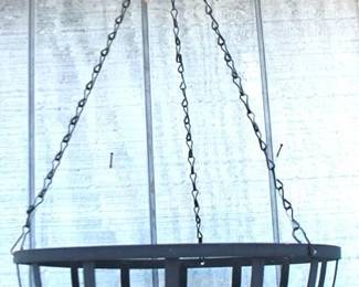 351 - Metal Hanging Planter - 16" round
