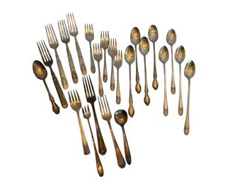 Silver plated cutlery 