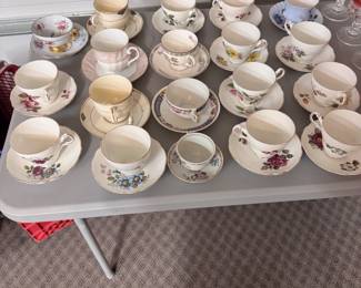 Assorted China Tea Cop collection