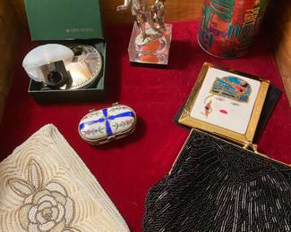 Evening Beaded Bags, Compacts