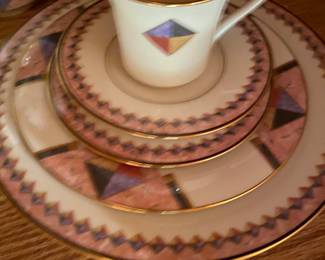 Vintage Noritake Momentum 5 Piece Place Set